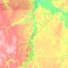 Топографическая карта Седъю, высота, рельеф