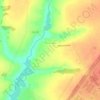 Топографическая карта Тиганово, высота, рельеф