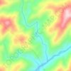 Топографическая карта 双江, высота, рельеф