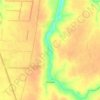 Топографическая карта Бахарево, высота, рельеф