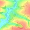 Топографическая карта Сырцево, высота, рельеф