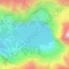 Топографическая карта Эшинензее, высота, рельеф