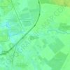 Топографическая карта Утка, высота, рельеф