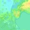 Топографическая карта Лобок, высота, рельеф