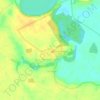 Топографическая карта Березова Рудка, высота, рельеф