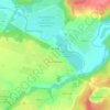 Топографическая карта Красновидово, высота, рельеф