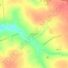 Топографическая карта Ярославцево, высота, рельеф