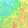 Топографическая карта Мележи, высота, рельеф