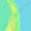 Топографическая карта Чурилово, высота, рельеф
