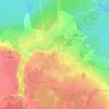 Топографическая карта Оржицы, высота, рельеф