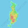 Топографическая карта 弟島, высота, рельеф