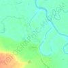 Топографическая карта Бураново, высота, рельеф