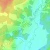 Топографическая карта Знаменское, высота, рельеф