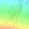 Топографическая карта Кош-Дөбө, высота, рельеф