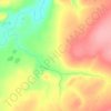 Топографическая карта Костяная, высота, рельеф