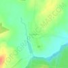 Топографическая карта Радиомайка, высота, рельеф
