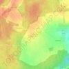Топографическая карта Ватагино, высота, рельеф