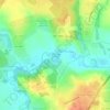 Топографическая карта Красная пахра, высота, рельеф
