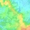 Топографическая карта Лазарево, высота, рельеф