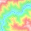 Топографическая карта Zanskar, высота, рельеф