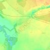 Топографическая карта Раковно, высота, рельеф