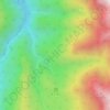 Топографическая карта 竜晶池, высота, рельеф