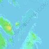 Топографическая карта Малый Высоцкий остров, высота, рельеф