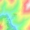 Топографическая карта Сильди, высота, рельеф
