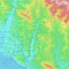 Топографическая карта Мацеста, высота, рельеф
