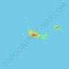 Топографическая карта 比岐島, высота, рельеф