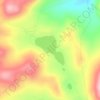 Топографическая карта озеро Баланкуль, высота, рельеф