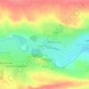 Топографическая карта Прикумское, высота, рельеф