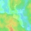 Топографическая карта Савкино, высота, рельеф