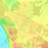 Топографическая карта Останкино, высота, рельеф