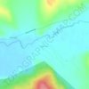 Топографическая карта Куготы, высота, рельеф