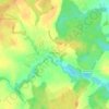 Топографическая карта Кузнечково, высота, рельеф
