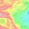 Топографическая карта Саглы, высота, рельеф