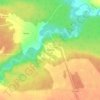 Топографическая карта Буровой, высота, рельеф