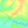 Топографическая карта Колос, высота, рельеф
