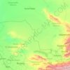 Топографическая карта Кызылкум, высота, рельеф