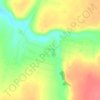 Топографическая карта Кундашлы, высота, рельеф
