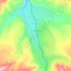 Топографическая карта Чимген, высота, рельеф
