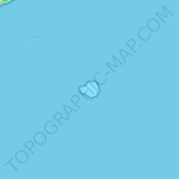 Топографическая карта Rocher du Diamant, высота, рельеф