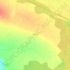 Топографическая карта Богданово, высота, рельеф