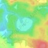 Топографическая карта Ямское болото, высота, рельеф