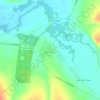 Топографическая карта Полибино, высота, рельеф