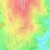 Топографическая карта Городской сквер Славы, высота, рельеф