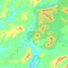 Топографическая карта Кизир, высота, рельеф