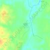 Топографическая карта Костыгово, высота, рельеф