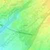 Топографическая карта Акбарак, высота, рельеф